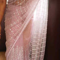 Handwork Net Saree