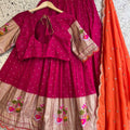 Viscose Dola Silk Lehengas