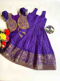 Kid's Soft Dola Silk Gowns