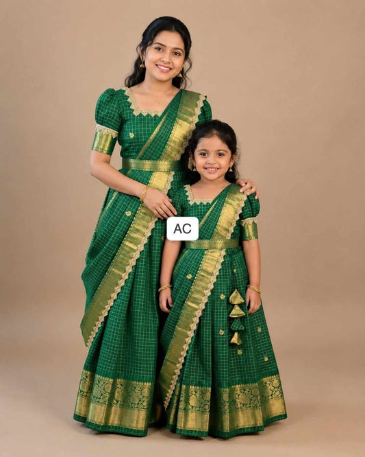 AC's Semi Banarasi Family Outfits