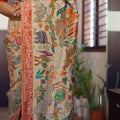 Fancy Munga silk saree – colour 2 – Arhas Couture