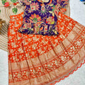 Kid's Natural Crepe Silk Lehenga