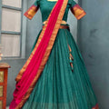 Fancy cotton lehenga – colour view – Arhas Couture