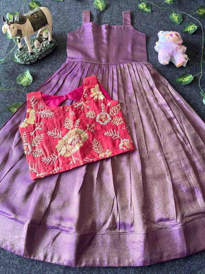 Kids tissue gown – canvas flair – Arhas Couture
