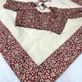 Fancy Chanderi Kalamkari saree – colour 1 – Arhas Couture