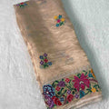 Fancy tissue embroidery saree – colour 6 – Arhas Couture