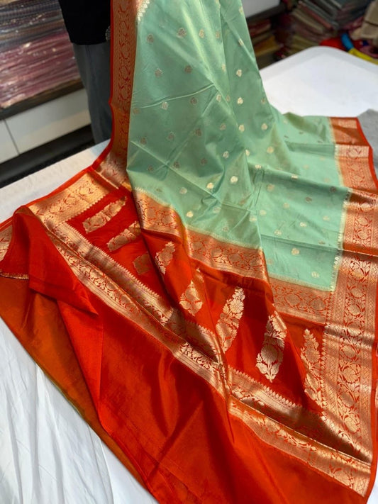Banarasi Raw Mango Sarees