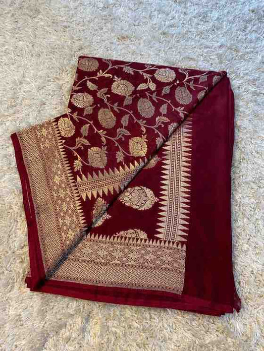 Banarasi Mashru Katan Silk Sarees