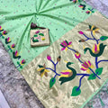 Fancy Khadi raw silk saree – colour 6 – Arhas Couture