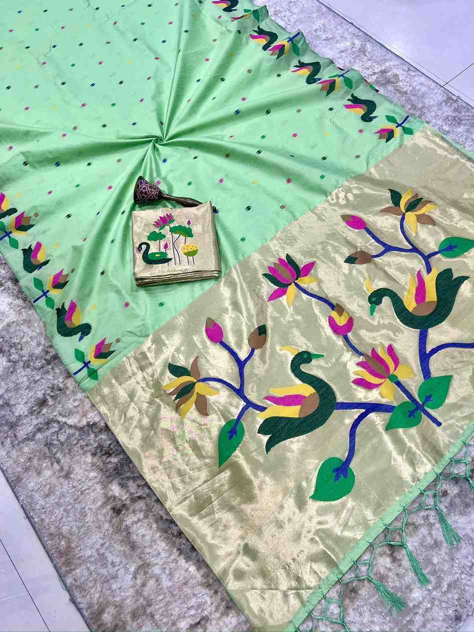 Fancy Khadi raw silk saree – colour 6 – Arhas Couture