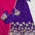 Jaquard Cut Work Lehengas
