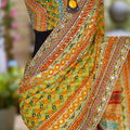 Fancy Georgette designer sarees by Arhas Couture