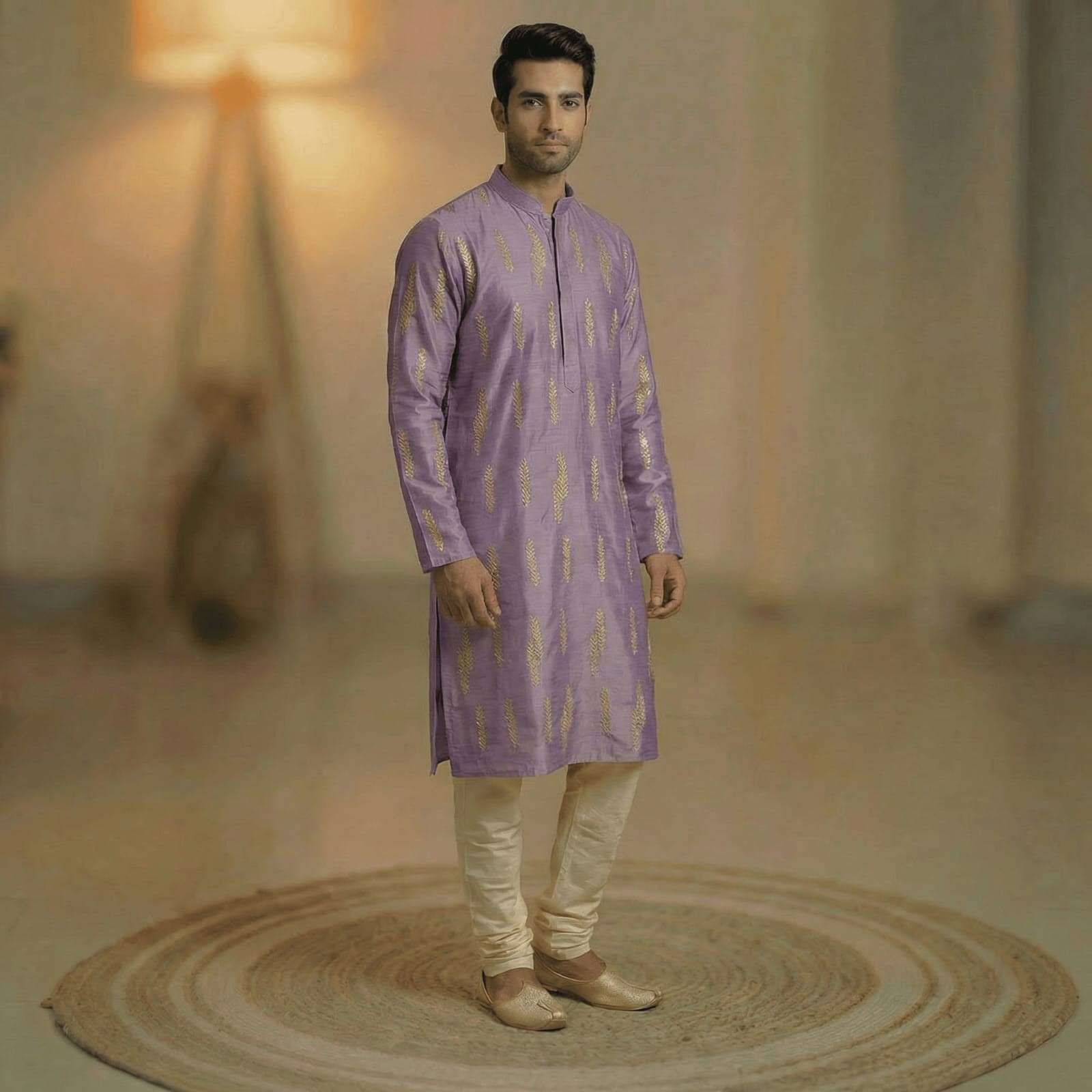 Chanderi silk family outfit – 5 colours – boys and men – Arhas Couture
