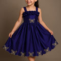 Kid's Space Silk Panel Frock