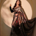 Fancy Kanni silk woven saree with designer border – Arhas Couture