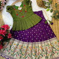 Kid's Russian Dola Silk Lehengas