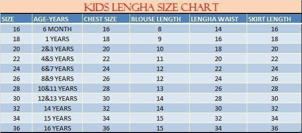 Kid's Simar Silk Lehenga