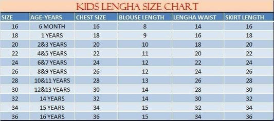 Kid's Simar Silk Lehenga