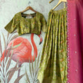 Soft Khadi Crepe Lehengas