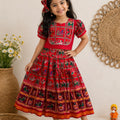 Kid's Patola Silk Lehengas