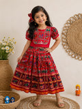 Kid's Patola Silk Lehengas
