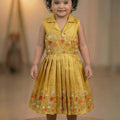Tissue embroidery family combo frock – 4 colours – Arhas Couture