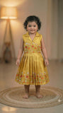 Tissue embroidery family combo frock – 4 colours – Arhas Couture