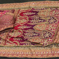Fancy Ajrakh Chinnon saree – colour 1 – Arhas Couture