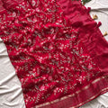 Embroidery Viscose Sarees