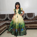Kid's Pure Silk Kalamkari Gowns