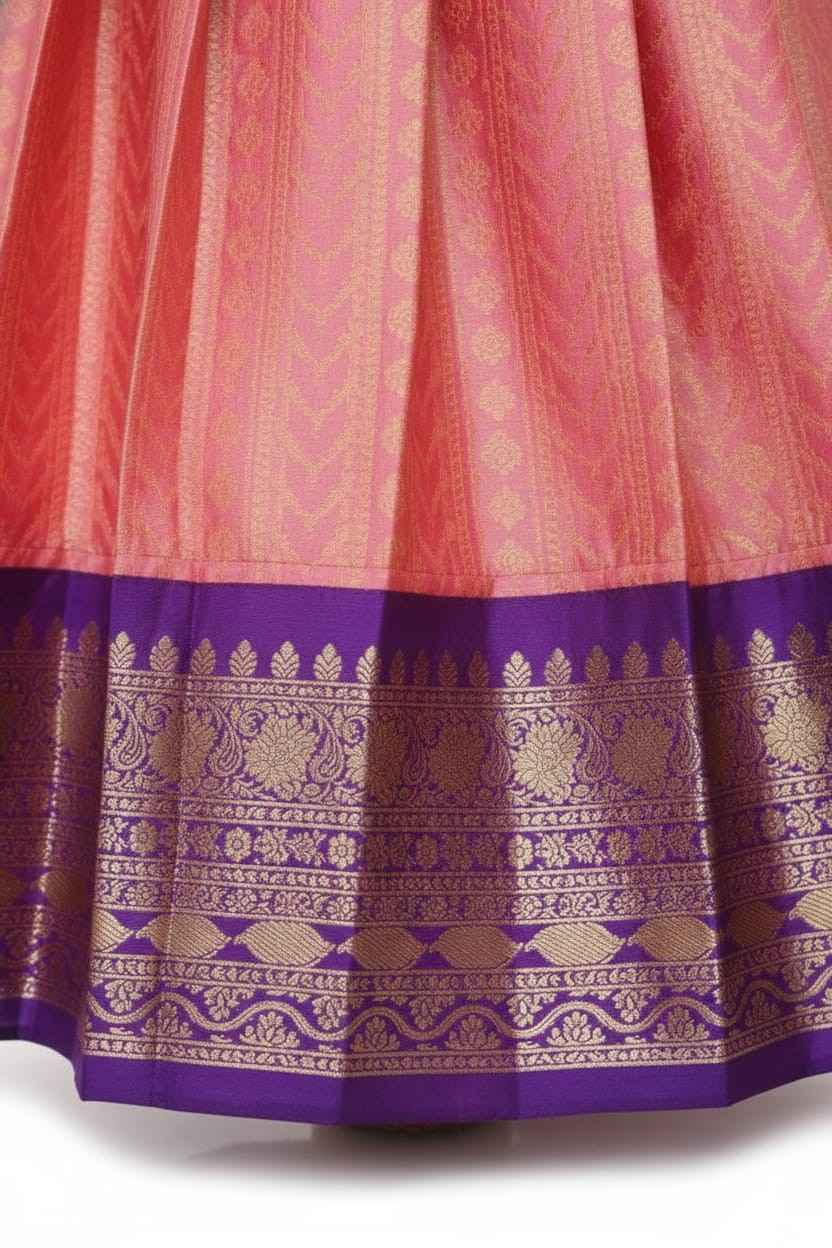 Kid's Semi Kanchi Gown
