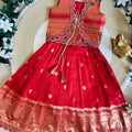 Kid's Paithani Silk Gown