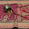 Fancy Ajrakh Chinnon saree – colour 2 – Arhas Couture