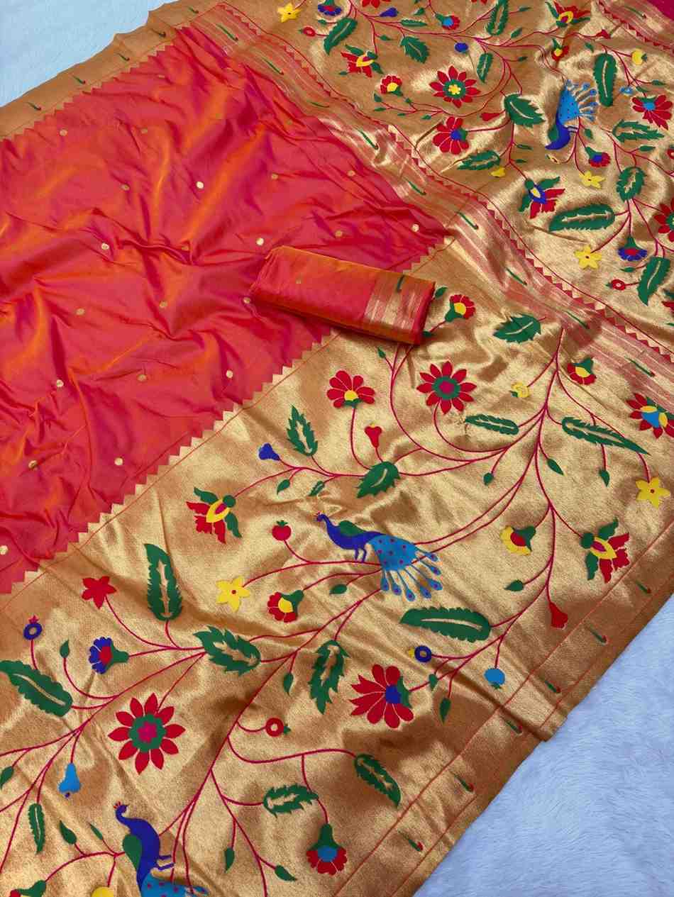 Fancy Paithani saree – colour 4 – Arhas Couture