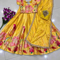Kid's Digital Print Silk Lehengas