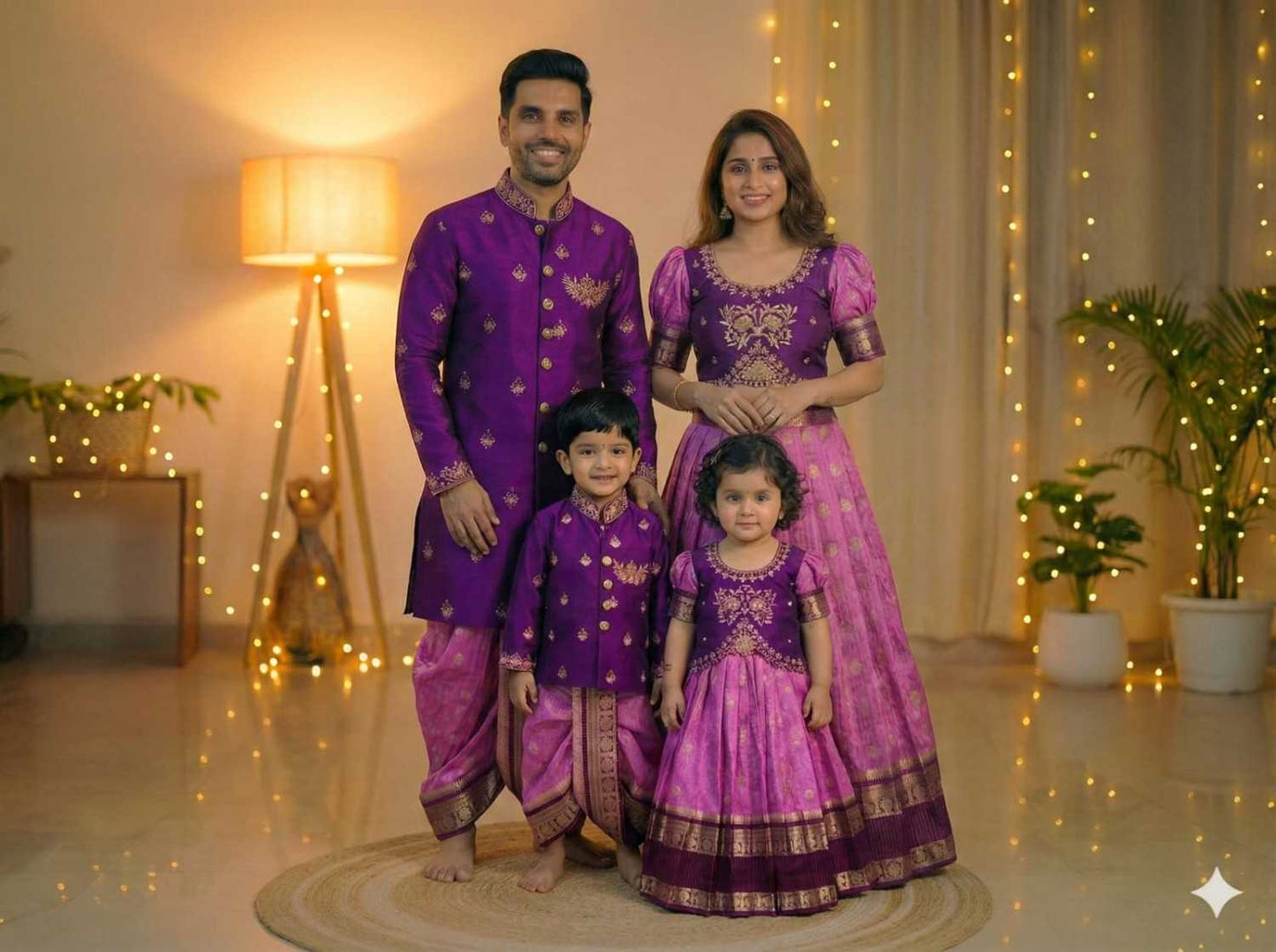 Banarasi Silk Family Outfits