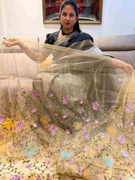 AC's Organza Shimmer Sarees
