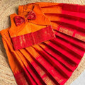 Kids silk lehenga – colour 1 – Arhas Couture