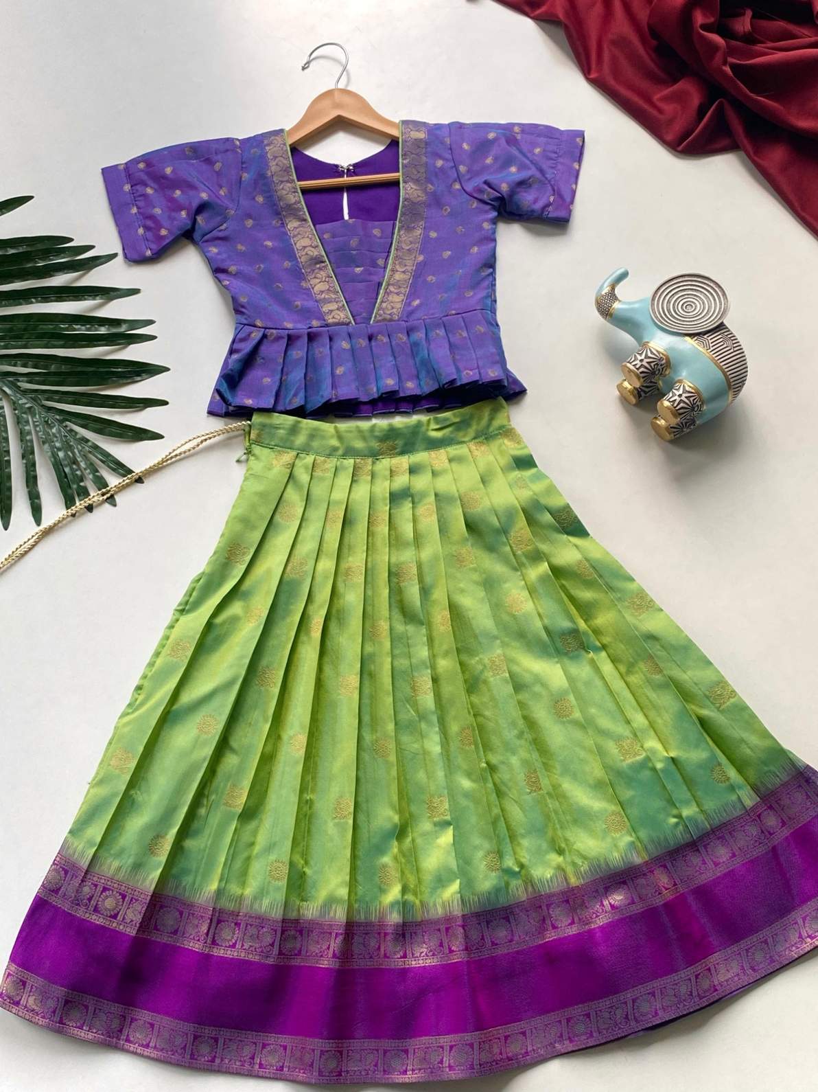 Kid's Soft Silk Lehengas