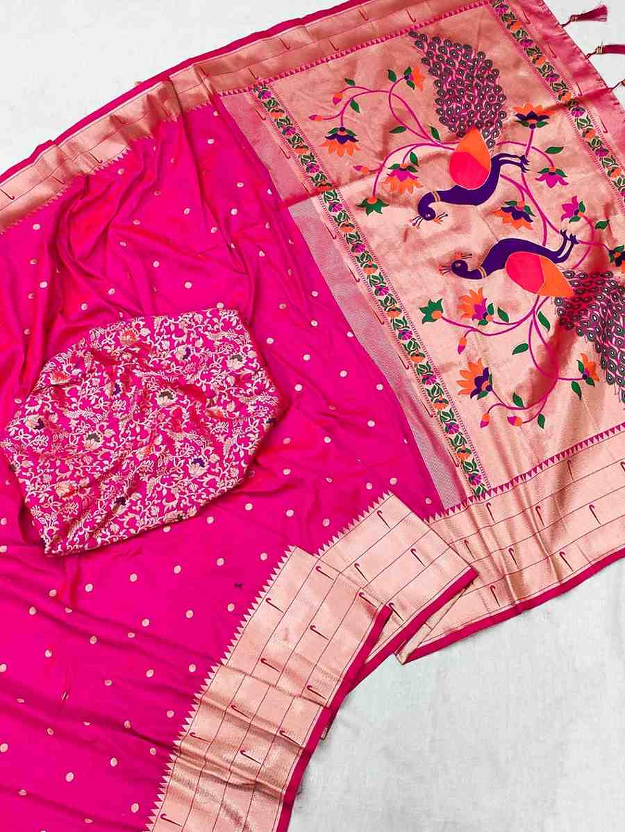 Fancy Paithani saree – colour 1 – Arhas Couture