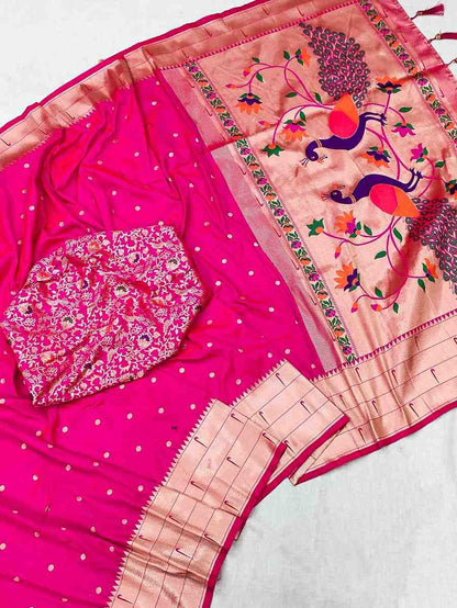 Fancy Paithani saree – colour 1 – Arhas Couture