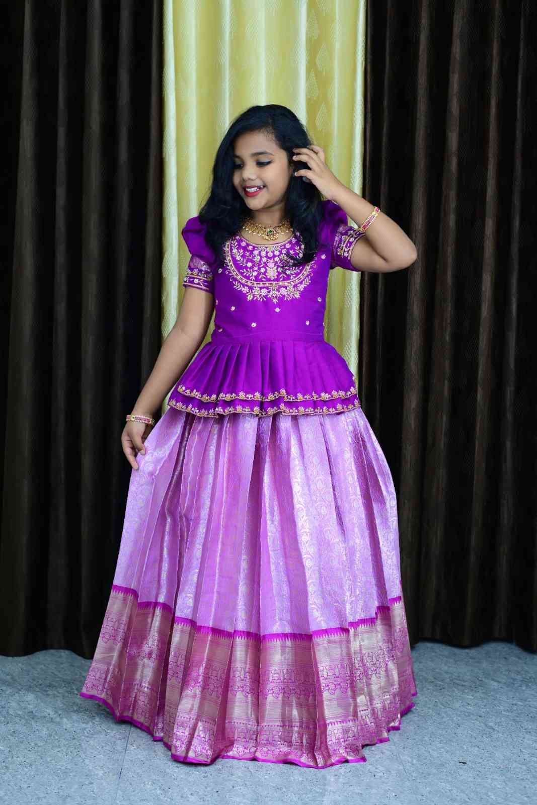 Semi Kanchi Pattu Family Combo