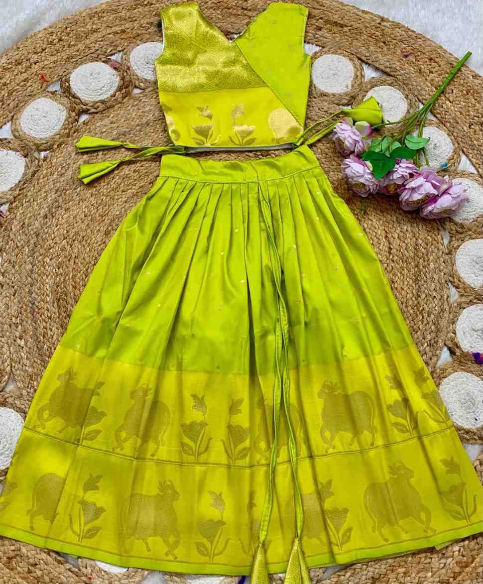 Kid's Banarasi Pichwai Lehengas