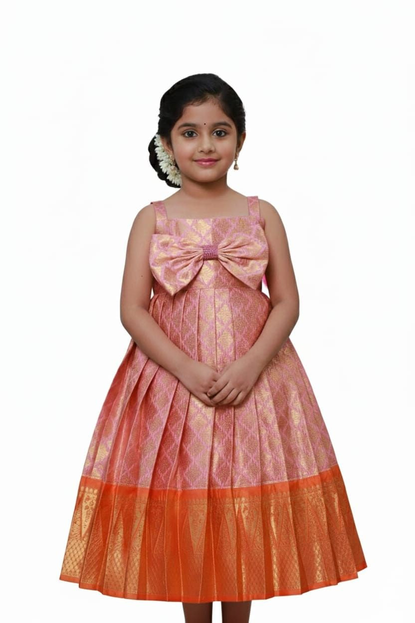 Kid's Semi Kanchi Gowns
