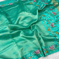 Fancy tissue silk saree – colour 3 – Arhas Couture