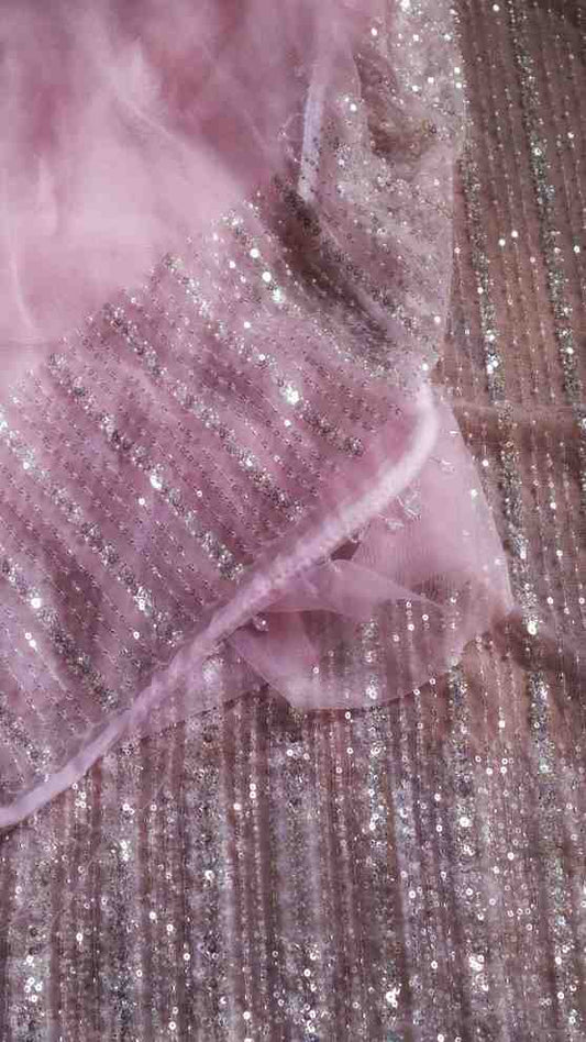 Handwork Net Saree