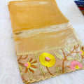 Embroidery Tissue Silk Sarees