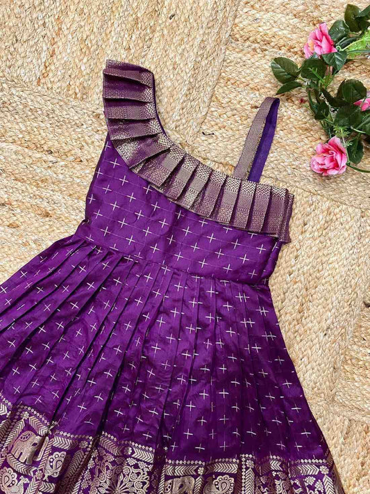 Kid's Soft Silk Gowns