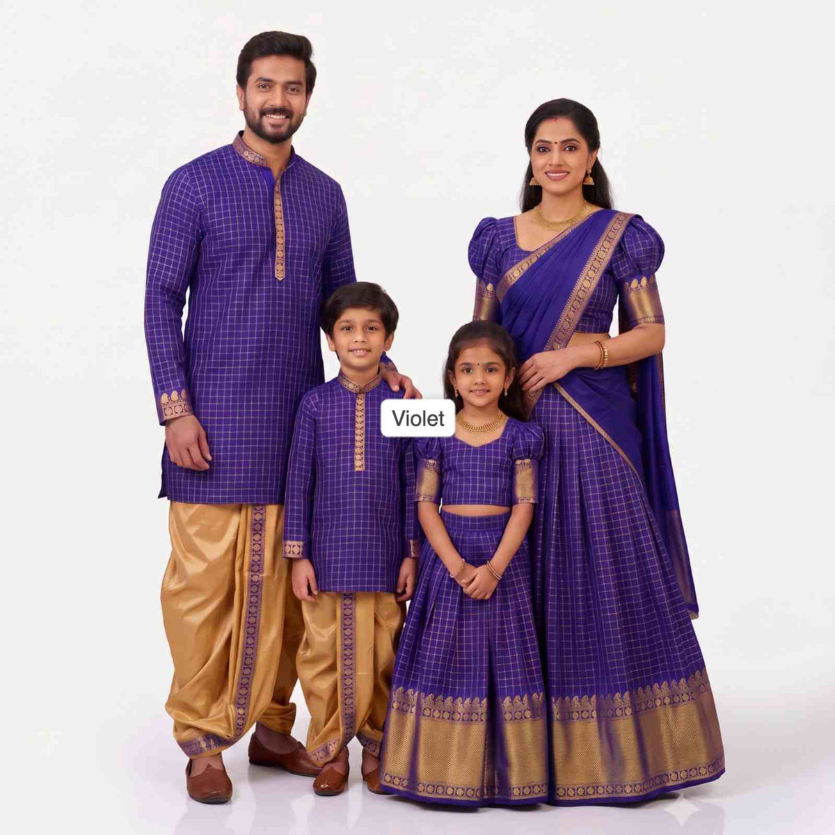 AC's Soft Silk Family Outfits