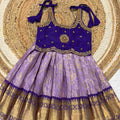 Kid's Semi Kanjeevaram Frock